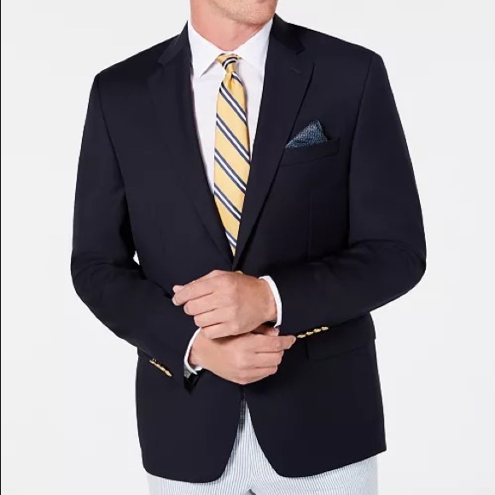 Ralph Lauren - Men's Classic-Fit UltraFlex Stretch Wool Solid Blazer - Picture 2 of 4